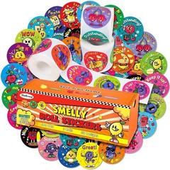 HORIECHALY 3 Rolls Scratch and Sniff Scented Stickers for Kids, 600 Pcs Smell…