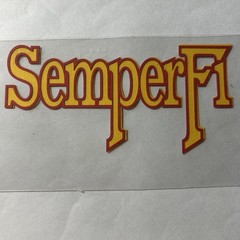 USMC Semper Fidelis Scrapbooking Laser Cut Embellishment Marines