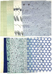 Textured Scrapbook Paper Mesh Fabric – Junk Journal Supplies Assorted Set 51 She