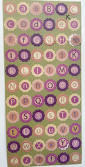 4 New Packages – Stickers Tiles Labels & Metal Accessories A Colorful Assortment