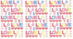 3 Sheets VALENTINE LOVE Pink Red Punch Studio Scrapbook Stickers