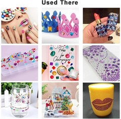 Gem Stickers for Crafts – 1200+ Self Adhesive Rhinestone Jewel Stickers in As…