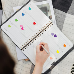 Heart Stickers, 4050 Pieces, 1/2 Inch Mini Colorful Stickers for Kids