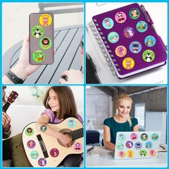 1000PCS Animal & Music Notes Reward Stickers for Kids Classroom, 2 Rolls