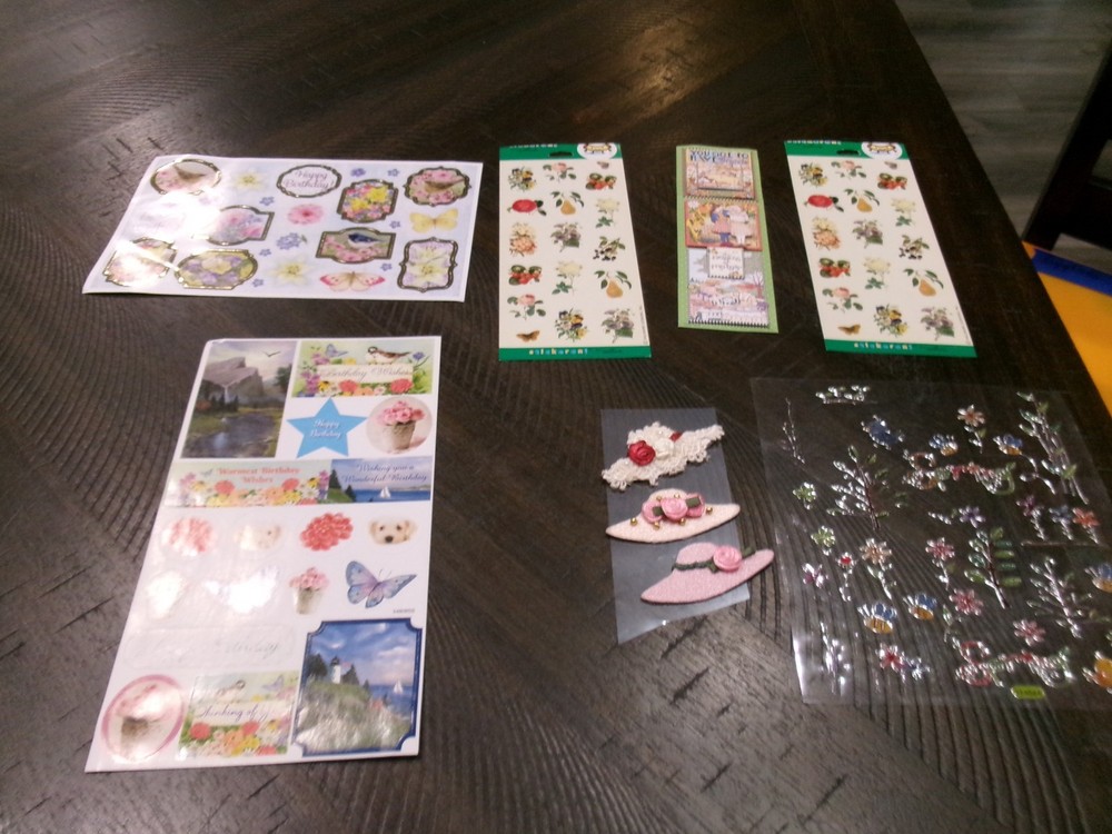 Mixed Lot Of Victorian Theme Stickers, Scrapbooking/Crafts, New & Used