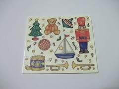 Frances Meyer Stickers Lot of 10 sheets ~Christmas Toys~ Scrapbooking