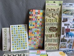 Scrapbooking Sticker Collection – Travel Mexico Alphabet Adventure Themes