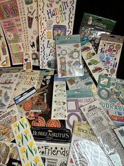 Scrapbooking Stickers Huge LOT of 120 All NEW Packs Variety Cardmaking Stickers
