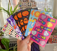 Vintage Sandylion Sticker Sheets: Valentine’s, Halloween, Disney+, You Choose!