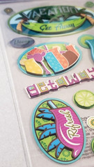 EK Success Sticko SPRING BREAK Metallic Dimensional Stickers – 12 pcs