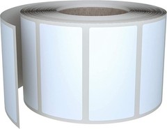 Rectangular White Label Stickers to Write on, Color Coding Sticker Roll, Write