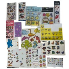 HUGE Vtg Sticker Lot Sandylion Hallmark Mello Smello Hambly Stickopotamus & MORE