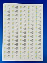 325 Alice in Wonderland Self Adhesive Handmade by Sticky Labels Stickers