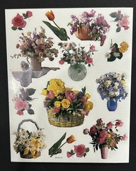 American Greeting Cards FLOWER ARRANGEMENT Stickers 2 Sheets FLOWERS