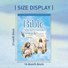 Bible Verse Stickers Book 28 Pages 353Pc Religious Scripture Journaling Supplies