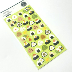 Japanese Onigiri Washi Sticker Sheet Rice Ball Bento Food Japan