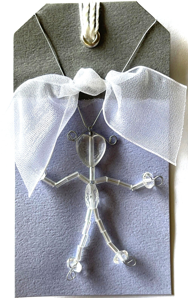 Girl Whirl Dance Beads Jewelry Play Model Fresh Tags Die-cut Handmade Tag