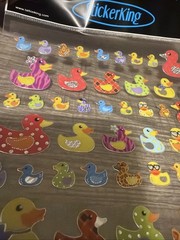 Scrapbooking Crafts Stickers Sticker King Fashionable Ducks Ducklings Sunglasses