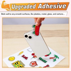 Printable Glossy Sticker Paper – 120 Sheets, 8.5×11, Inkjet-Compatible