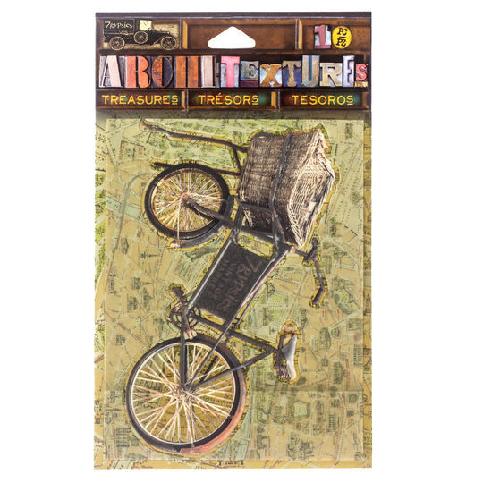 7Gypsies® Architextures™ Treasures, 7g25110 Vintage Market Bicycle NEW