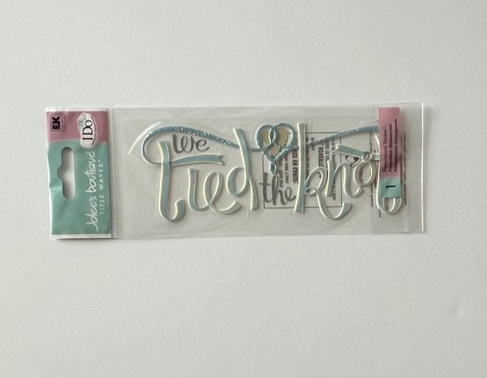 YOU CHOOSE – NEW – SOME VERY RARE JOLEE’S WEDDING TITLES 3D STICKERS