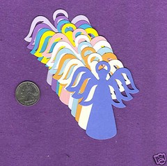 ANGEL small die cuts scrapbook cards