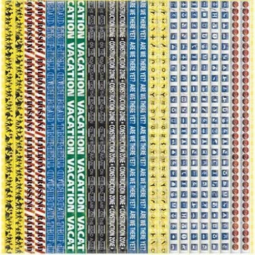 Reminisce Road Signs 12×12 Border Stickers