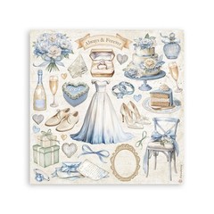 Stamperia Stickers 6.5×6.5, 4pg – Timeless, SBSTK02