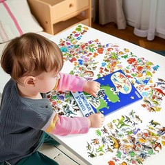 24 Sheets Dinosaur Stickers 450+ for Kids Boys Girls Toddlers, Teacher Reward…