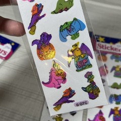 Vintage Stickers 90’s Halloween Pearl Iridescent Stickers New Lot of 4 Taiwan