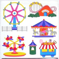 Mrs Grossman Vintage Size 6 x 6 Inch Jumbo Sticker Sheet Asst. *Your Choice*