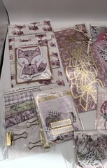 Scarlet Lime The Planner Society Woodland Fox Gold Bow Accessory Mega Bundle New