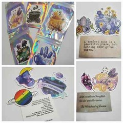 Multiple Sticker Packs, Tumbler Decal, Stylin, Sensory, Quotes, Self Love + More