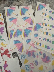 Vtg Mrs. Grossman’s CM Birthday Party Celebration Stickers Lot