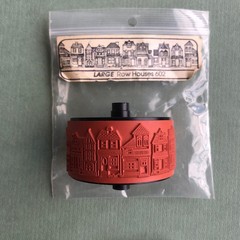 Rollagraph Rubber Wheel Stamp – San Francisco Large Row Houses 602 Design