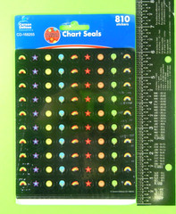 Carson Dellosa Chart Stickers Pack Balloons Rainbows Suns Stars