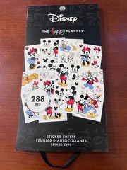 Happy Planner Disney Mickey Mouse Large Icons Sticker Book 288 Pieces UNUSED