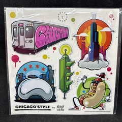 SEALED Color Factory Puffy Stickers ‘Chicago Style’ By Anthony Lewellen (2022)