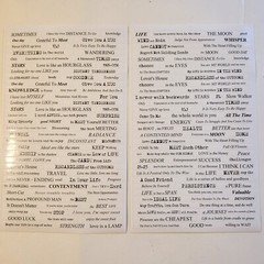 NEW Lot 12 Sheets Word Stickers Black White Tan Neutrals Gold Phrases Sentiments