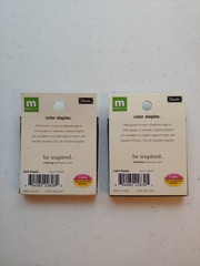 Making Memories Details Color Staples – NIP – Lot of 2
