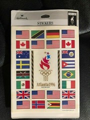 ATLANTA 1996 OLYMPICS Rare Vintage Stickers 4 Sheets 1 Package- New