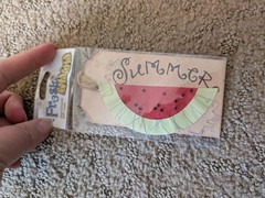 Summer Sweet Watermelon Vacation Picnic Season Fresh Tags Die-cut Handmade Tag
