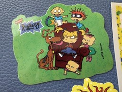 Lot Rugrats Colorful Sticker NOS Cartoons Nickelodeon Decal Angelica Chuckie