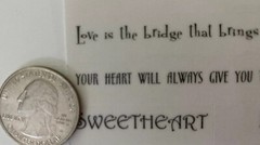 VALENTINES/LOVE Vellum Sticker(8pc)4.5″x 6″Tiny Tales•Love•Sweetheart•Kiss•lover