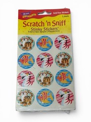 Vintage Trend Scratch ‘n Sniff Stinky Stickers Peppermint Pack of 60 Sealed