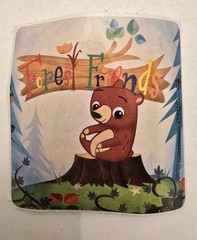 Vintage Smile Makers Forest Friends Woodland Stickers Lot of 6 2.5 x 2.5 Inches