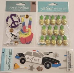 JOLEE’S BOUTIQUE Creative Touch Lot Of 11 Scrapbooking Sticker ASSORTED MIX