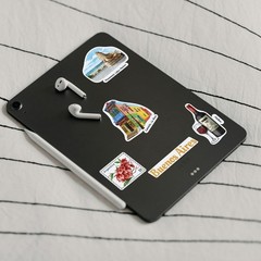 Waterproof Argentina Culture Sticker Collection – 28 Multicolor Travel Designs