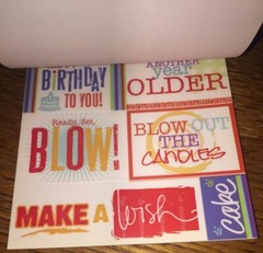 Deja Views Happy Birthday 268 Sticker Tablet Party Celebration Scrapbook POS-110