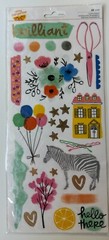 American Crafts/Amy Tangerine Finders Keepers Clear Stickers-65 Pieces